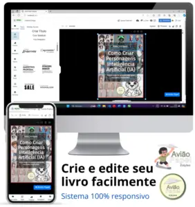 Banner divulgação avião papel edições