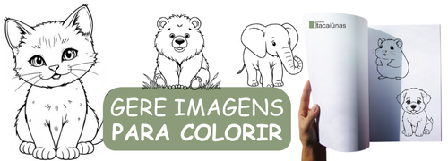 Crie imagens para livro de colorir com IA